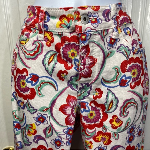 Anthropologie Pilcro and the Letterpress Floral Print Mid Rise Skinny Jeans - Picture 2 of 10